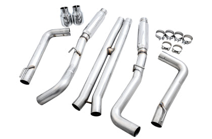 AWE Tuning (2015+ Dodge Charger 6.4L/6.2L Supercharged) Track Edition Exhaust - Chrome Silver Tips
