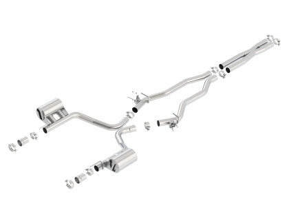 (2015+ Charger SRT 392 / Scat Pack 6.4L) Borla Atak Catback Exhaust Single Split Rear Exit