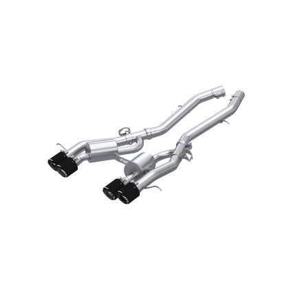 MBRP (BMW G8X M3/M4) 3in Axle Back Dual Rear Exit w/ T304 SS Carbon Fiber Tips