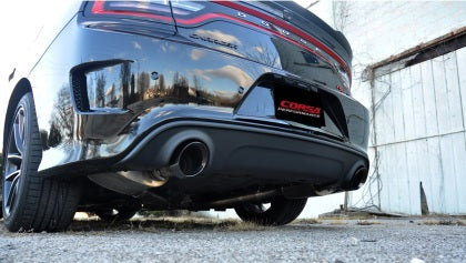 Corsa (2015+ Dodge Charger SRT/Scat Pack/R/T 6.4L) Xtreme Cat-Back Exhaust BLACK