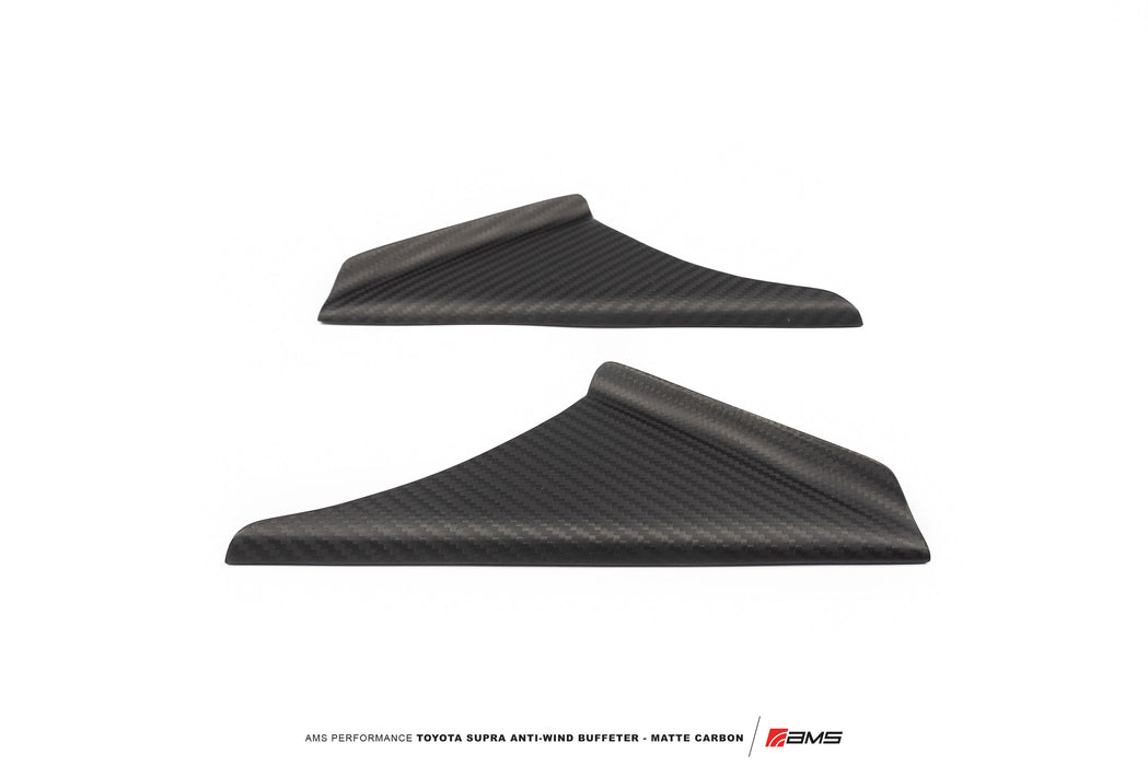 AMS Performance (2020+ Toyota GR Supra) Anti-Wind Buffeting Kit - Matte Carbon