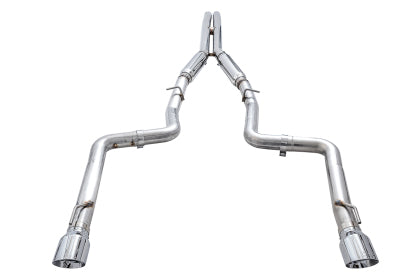 AWE Tuning (2015+ Dodge Charger 6.4L/6.2L Supercharged) Track Edition Exhaust - Chrome Silver Tips