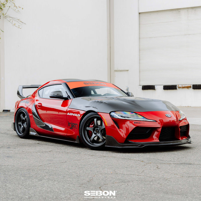 Seibon (2020+ Toyota GR Supra) MB-Style Carbon Fiber Front Lip