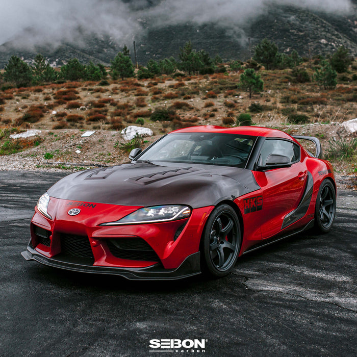 Seibon (2020+ Toyota GR Supra) MB-Style Carbon Fiber Front Lip