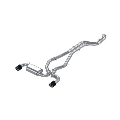 MBRP (2020+ Toyota GR Supra) 3in Catback Dual Rear Carbon Fiber Tips - T304SS