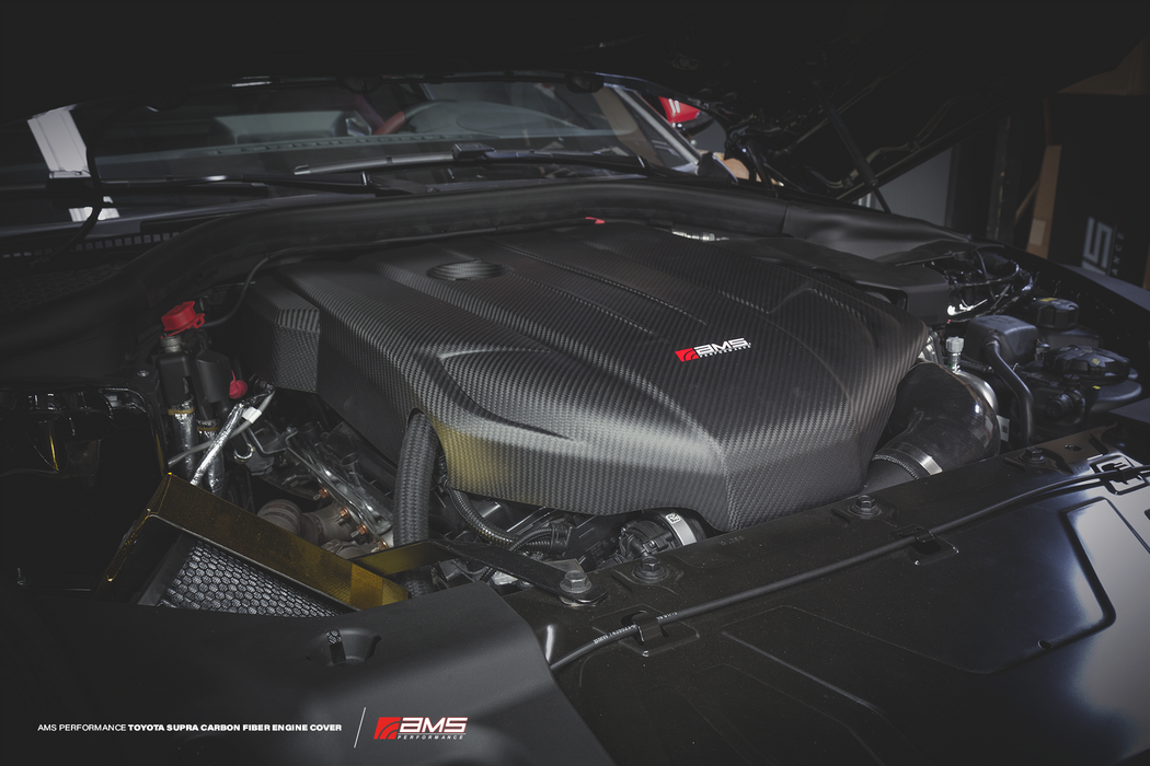 AMS Performance (2020+ Toyota GR Supra) Carbon Fiber Engine Cover