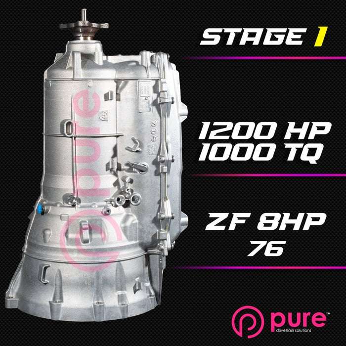 Pure Drivetrain Solutions ZF 8HP76 TRANSMISSION UPGRADE